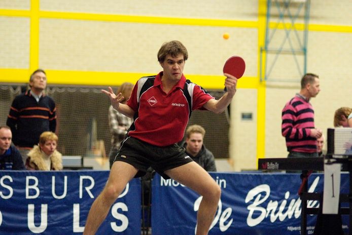 Joost Geesing had een groot aandeel in de 9-1 zege van Entac tegen Trias. Geesing verloor geen enkele game