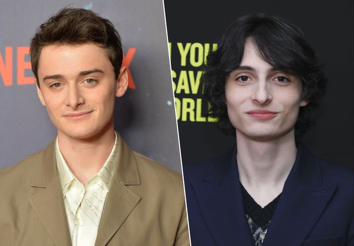 Noah Schnapp (links) en Finn Wolfhard (rechts).