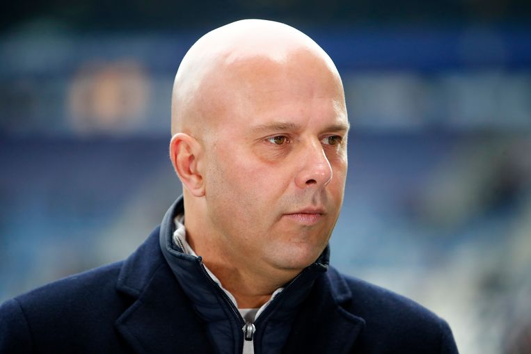 Feyenoord-trainer Arne Slot.  Beeld Pro Shots / Niels Boersema