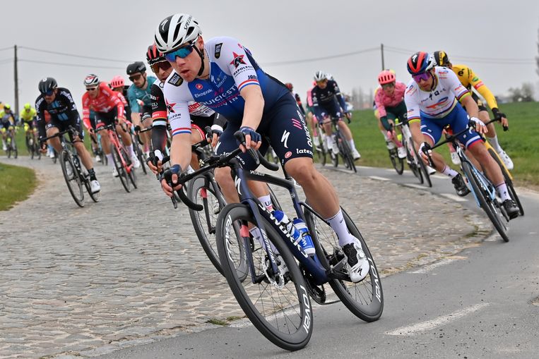 Fabio Jakobsen tijdens Gent-Wevelgem. Beeld BELGA