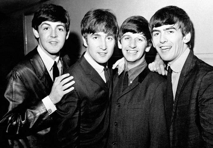 Paul McCartney, John Lennon, Ringo Starr en George Harrison.