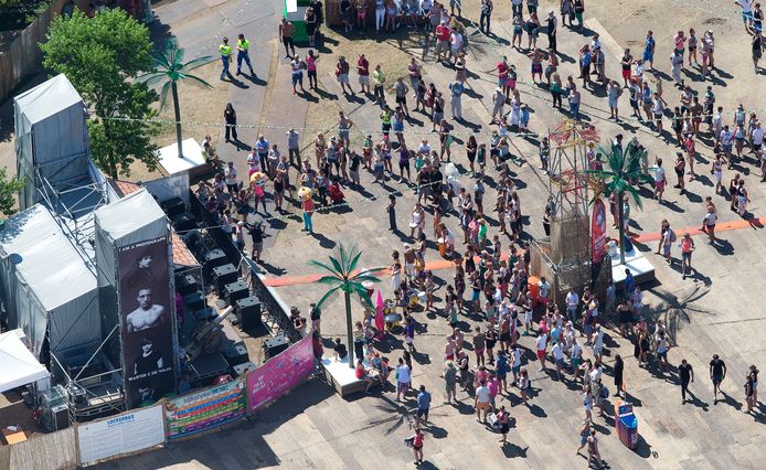 Het Milkshake festivalbij de Westergasfabriek.