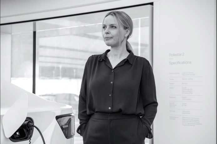 Fredrika Klarén, hoofd duurzaamheid bij autofabrikant Polestar.