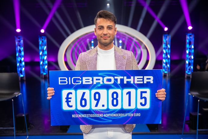 Salar is de winnaar van 'Big Brother 2022', en verliet het huis met € 69.815 extra op z'n bankrekening.