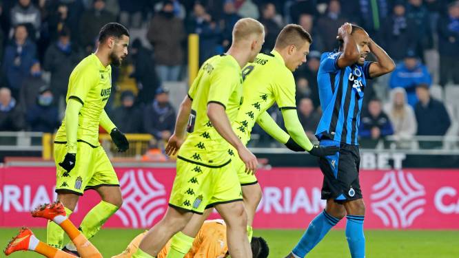 Toujours pas de victoire pour le Club de Bruges, accroché par Charleroi 