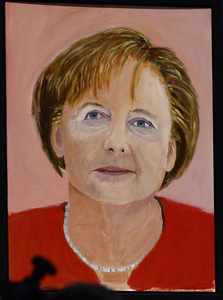 Het Duitse staatshoofd Angela Merkel. Beeld epa