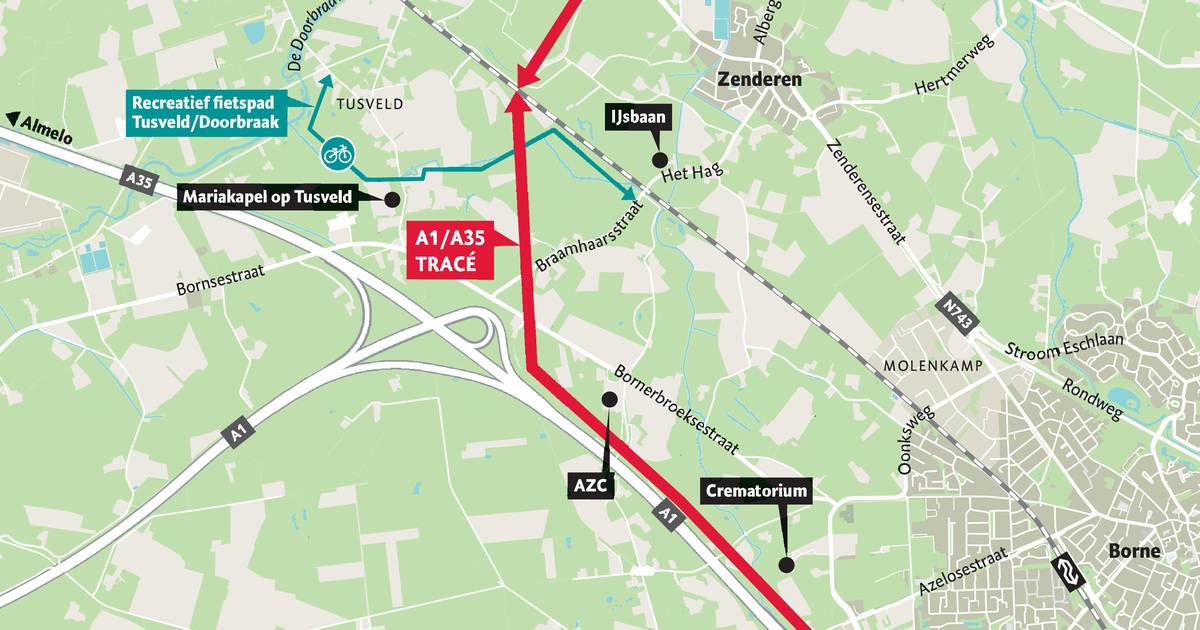 'Vloedbeltverbinding voldoet niet aan doelstellingen': Almelo wil pas op de plaats - AD