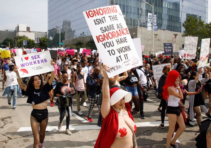 'Amber Rose SlutWalk' in Los Angeles.