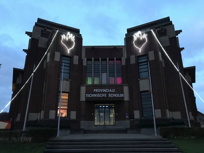 Pts Boom Hangt Warme Lichtdecoratie Buiten Boom Hln Be