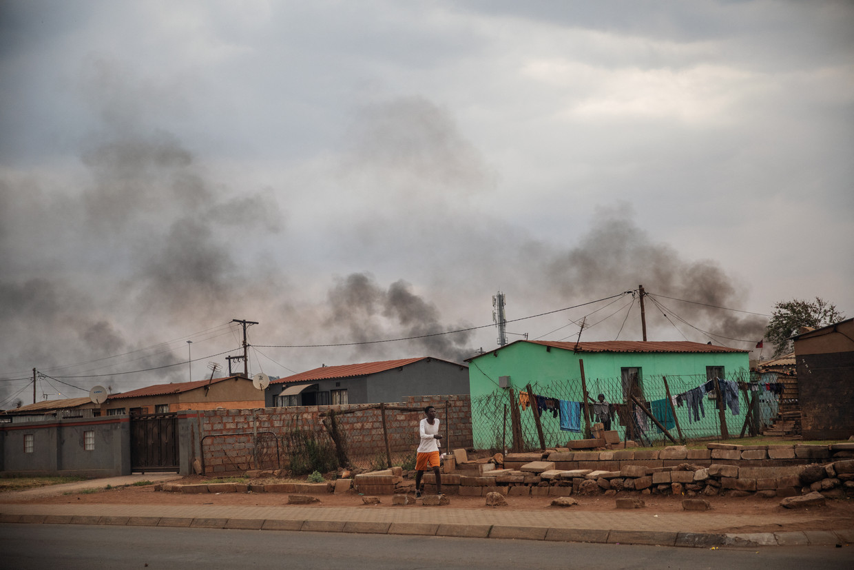 Het township Katlehong nabij Johannesburg.