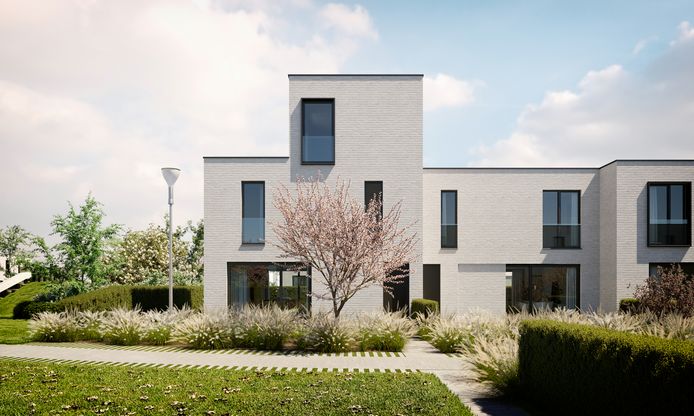 In Waregem is officieel de eerste steen gelegd van het energiezuinige woonproject Vivehof. Ontwikkelaars Steenoven en Eribo realiseren aan de Spoorweglaan 34 energiezuinige woningen, met energiepeil nul.