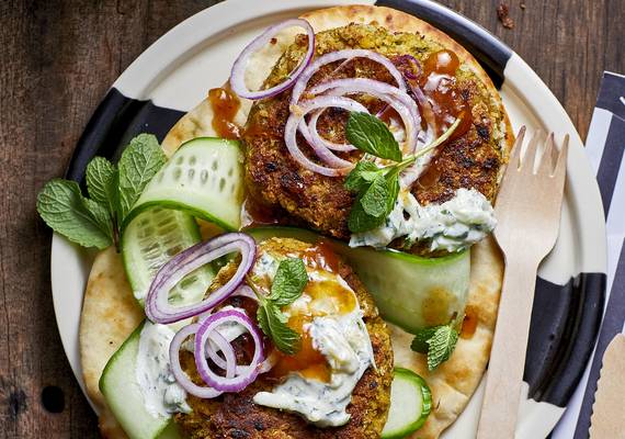 Heerlijke vegaburger: McKikkererwt met mangochutney