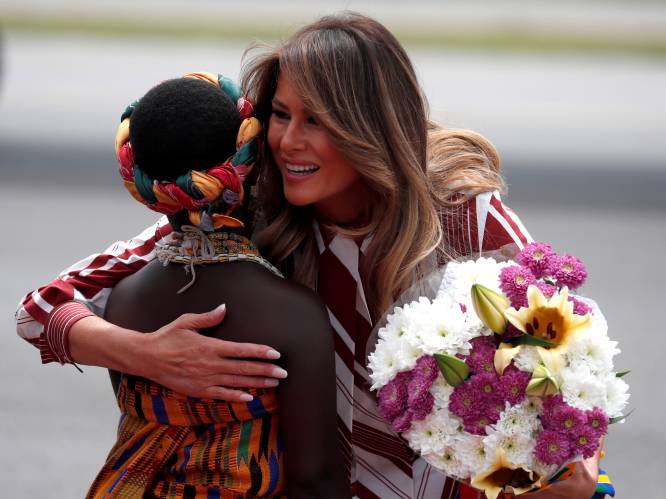 Amerikaanse First Lady in Ghana aangekomen voor rondreis in Afrika