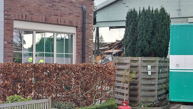 Gasontploffing bij catering ‘t Hoekske in Balen: magazijn en deel van woning raken beschadigd
