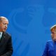 Koel Turks staatsbezoek aan Duitsland: de wederzijdse irritatie tussen Merkel en Erdogan is zichtbaar