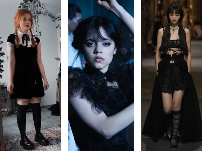 Monsterhit op Netflix en ook geliefd door fashionista’s: ‘Wednesday’ maakt gothic mode weer hip