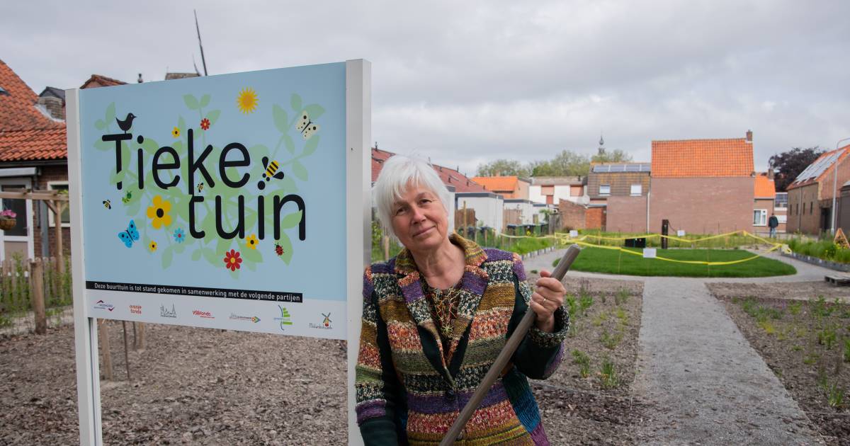 Het tuinseizoen moet nog beginnen, maar is nu al geslaagd in IJzendijke: de Tieke Tuin valt in de pr