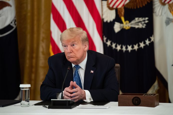 Donald Trump à la Maison Blanche, le 19 mai 2020.