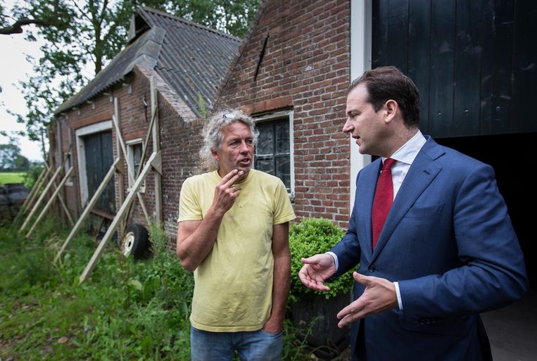 Lodewijk Asscher in Groningen. Beeld anp