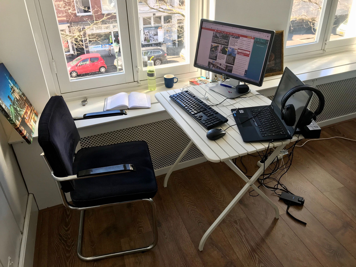 Hoe ziet jouw werkplek eruit? Laat het ons weten! Foto AD.nl