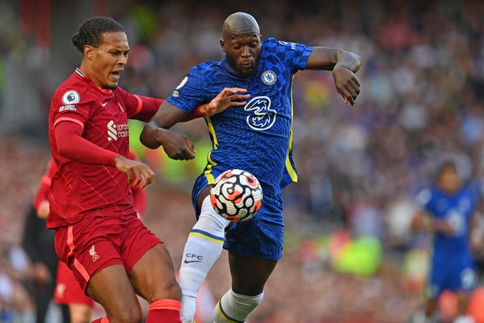 Virgil van Dijk en Romelu Lukaku.