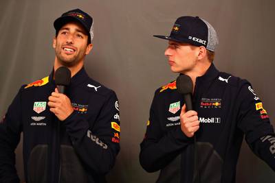Ricciardo smoort relletje met Verstappen in de kiem