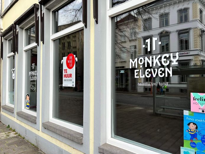 Monkey Eleven in de Vlamingstraat in Brugge moest de deuren sluiten.
