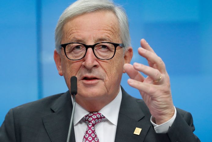 Commissievoorzitter Jean-Claude Juncker.