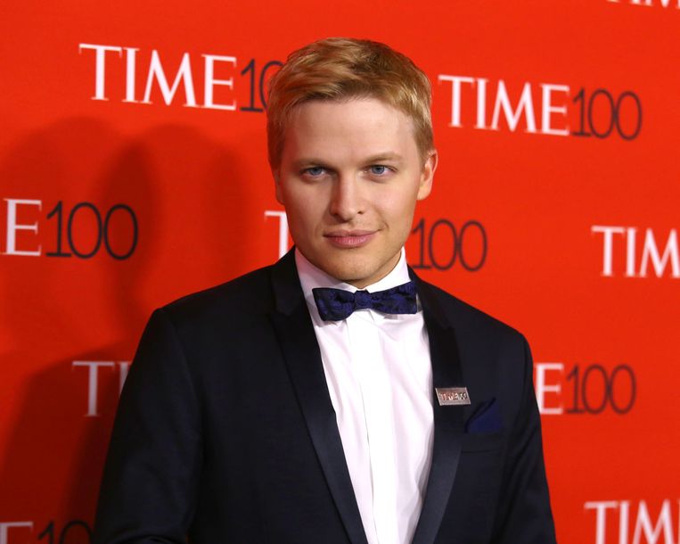 Ronan Farrow op het Time 100 Gala in New York. Beeld Photo News