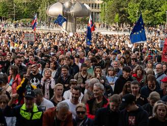 Slowaken massaal de straat op tegen hervormingsplan publieke omroep