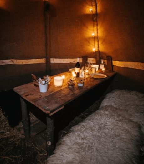 L’escapade insolite et romantique: on dort dans un B&B de luxe mais on mange dans une hutte privée à la lueur des bougies