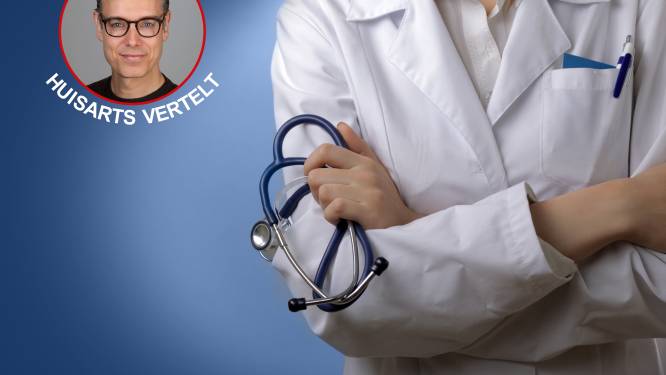 Een lap huid van zeven centimeter valt als een luifel over zijn wenkbrauw en oog