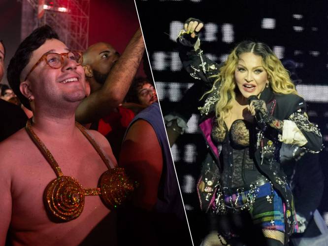 KIJK. Madonna tovert tijdens gratis concert Copacabana-strand om tot enorme dansvloer met 1,5 miljoen uitzinnige fans