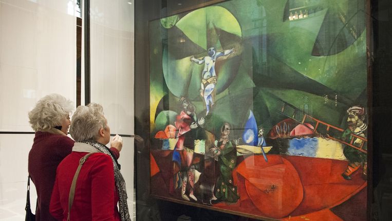Marc Chagall is t/m 10 april te zien in de Nieuwe Kerk Beeld Janiek Dam