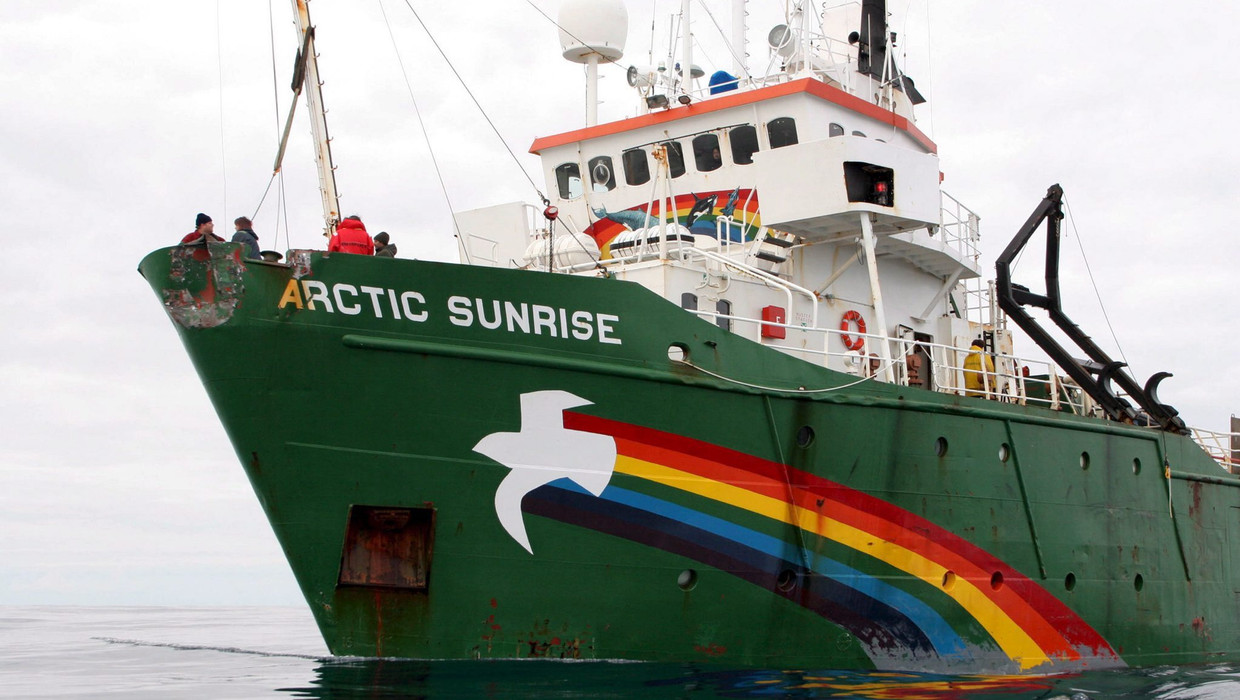 De Arctic Sunrise Beeld EPA