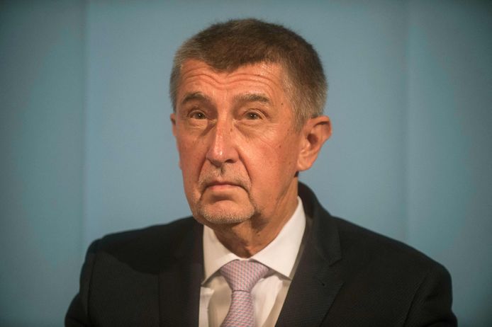 De Tsjechische premier Andrej Babis.