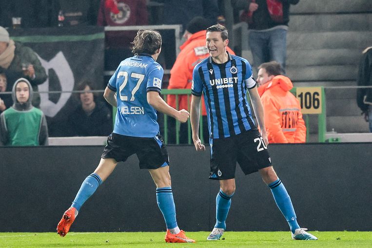 Hans Vanaken scoorde vlak voor rust de winnende treffer. Beeld BELGA