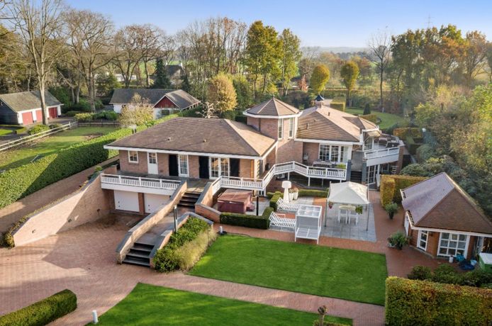 De villa aan de Goorsteeg in Lunteren.