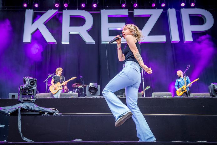 Krezip tijdens het muziekfestival Pinkpop in 2019.