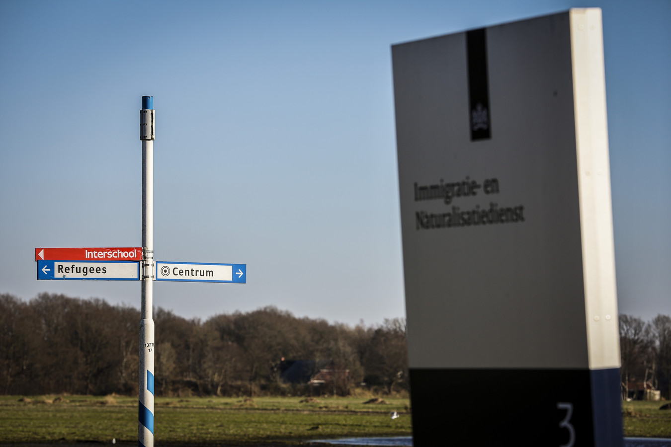 Het asielzoekerscentrum (AZC) van het COA in Ter Apel.