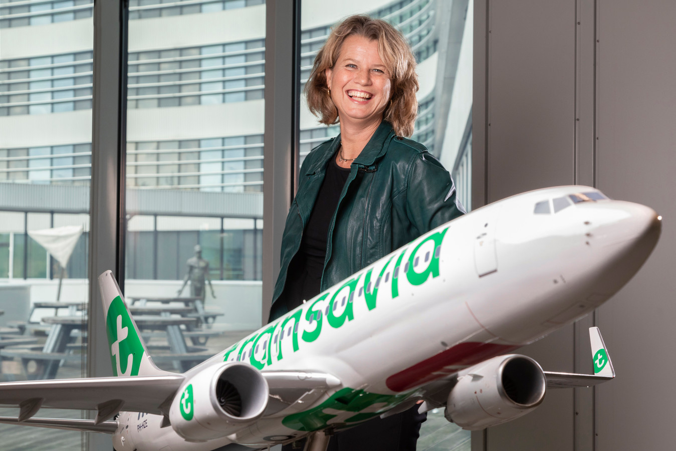 Petra de Ruiter is chief operating officer bij Transavia en het eerste vrouwelijke directielid van het bedrijf.