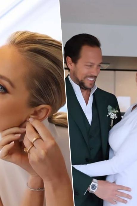 La présentatrice Emilie Dupuis partage les premières images de son mariage civil