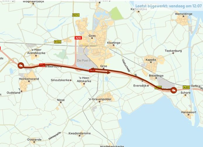 Vertragingen door werkzaamheden op A58 en het spoor Zeeuws nieuws