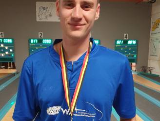 Matthias kroont zich tot Belgisch kampioen Schaarbaankegelen