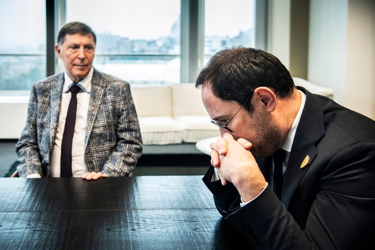 Jef Vermassen: ‘Ik ben voorzichtiger geworden. Als ik een praline bij mijn koffie krijg, durf ik die niet meer aan een kind te geven dat mijn tafeltje voorbijloopt. Je weet nooit waarvan ze je zullen betichten. Beeld Saskia Vanderstichele