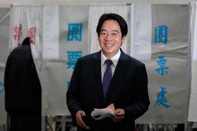 L'ancien vice-président et candidat honni par Pékin en tête de la présidentielle à Taïwan