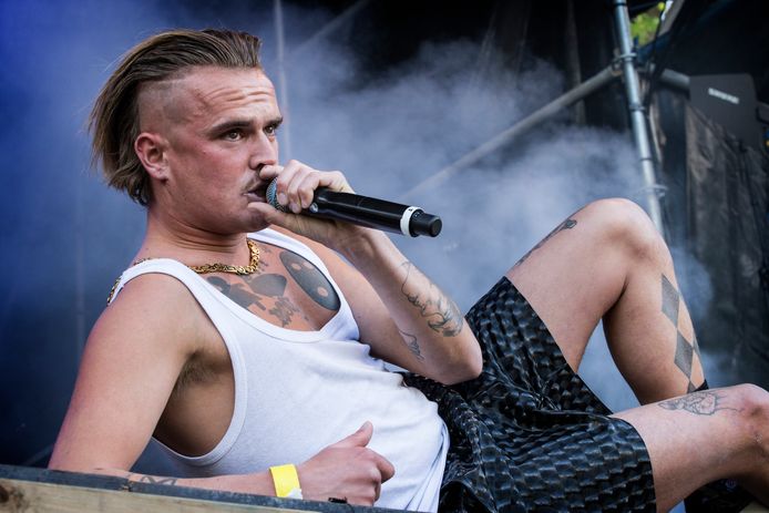 Rapper Jordy Dijkshoorn van De Likt.