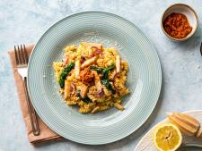 Wat Eten We Vandaag: Pasta met kip en rode pesto