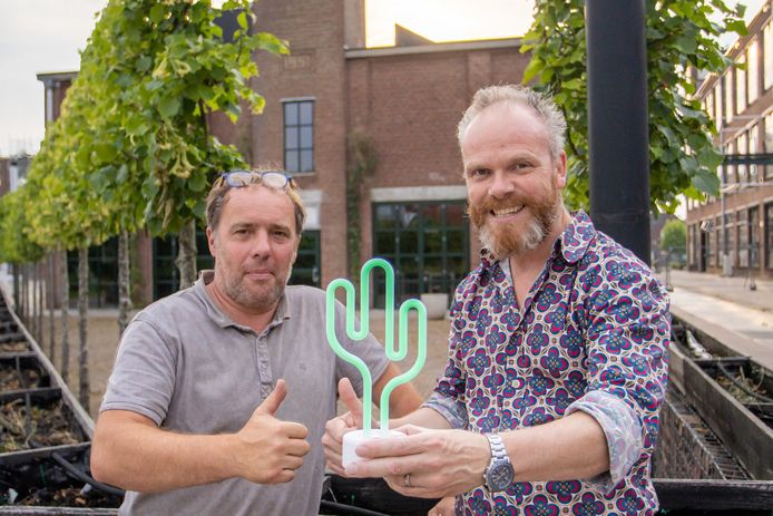 Clemens Falkmann, eigenaar Paviljoen de Ontmoeting en Erwin Kwakman, eigenaar de Cactus