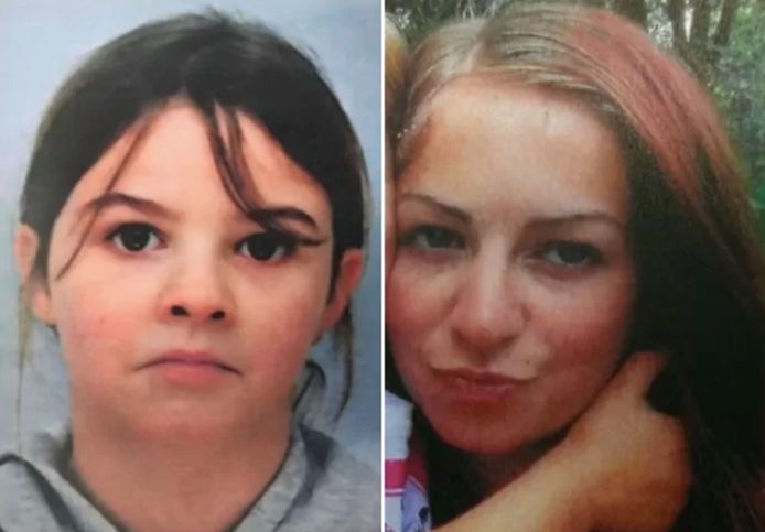 Links: de ontvoerde Mia Montemaggi. Rechts: haar moeder Lola.